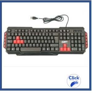 Teclado alambrico Gamer red WIT