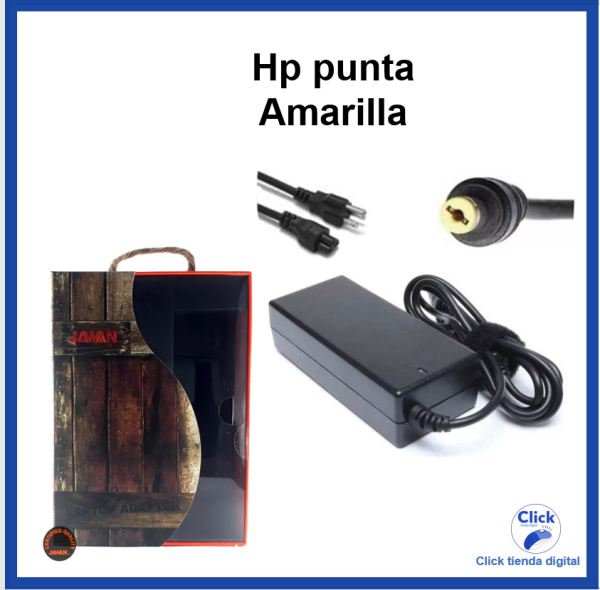 Cargador portatil Jawan Hp punta amarilla
