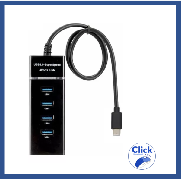 HUB 4 PUERTOS USB3.0 tipo C
