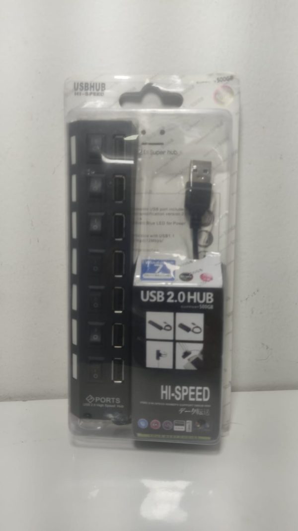 HUB 7 PUERTOS USB 2.0 - Imagen 2